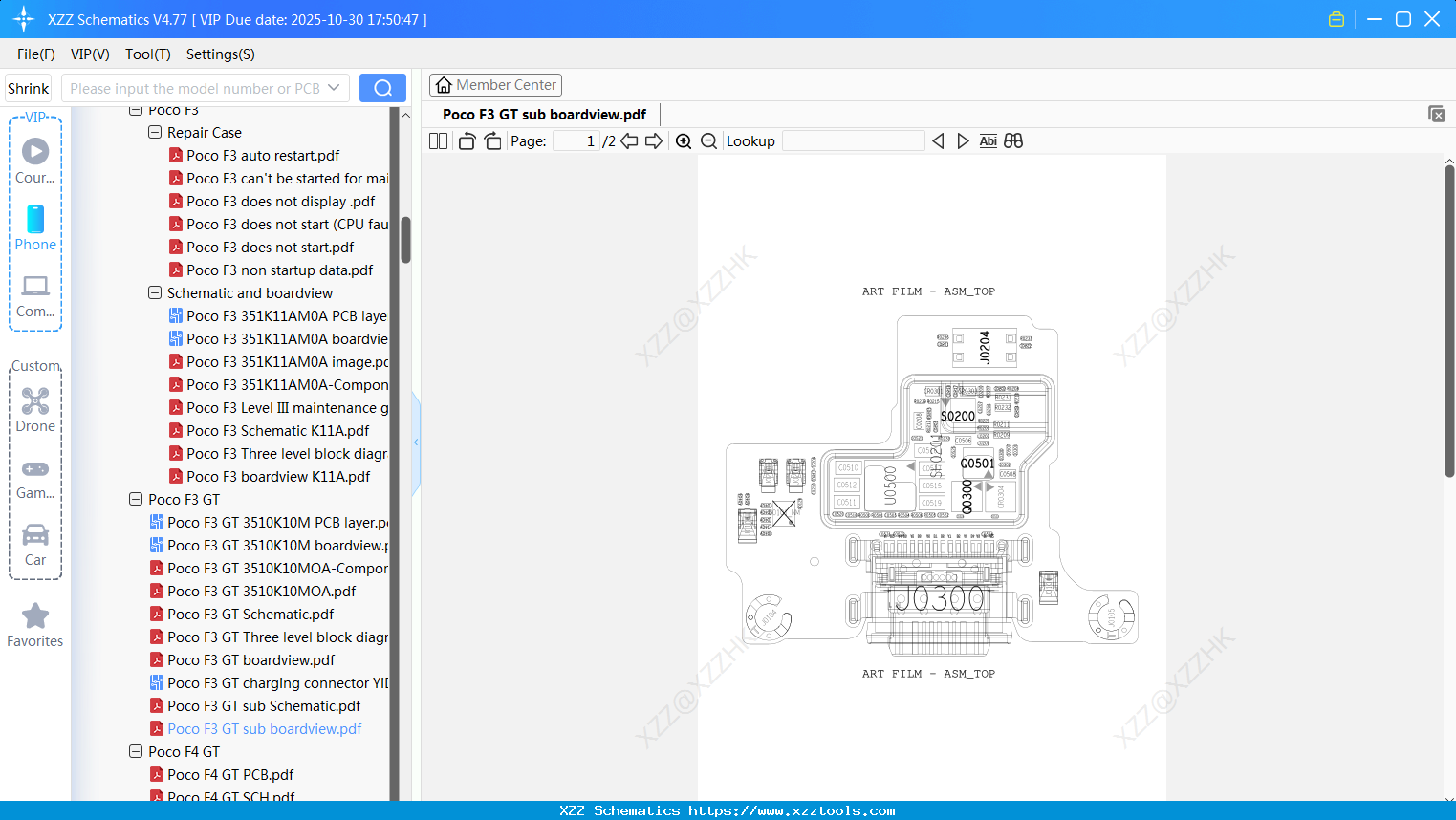 Xiaomi Poco F3 GT Sub Boardview